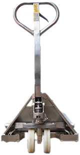 Stainless and Galvanised Hand Pallet Truck, view 1