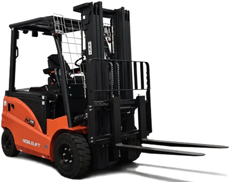 Four-wheel electric counterbalance forklift